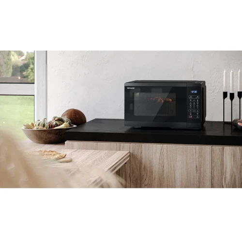 Микроволновая печь Sharp YC-MG252AE-B: Количество уровней мощности СВЧ 11