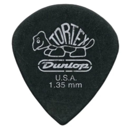 Медіатор Набор медиаторов DUNLOP 482P1.35 TORTEX PITCH BLACK JAZZ PLAYERS PACK 1.35