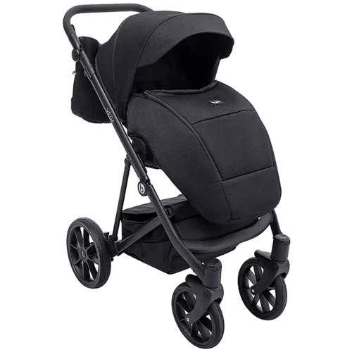 Коляска универсальная 2 в 1 Bair Vega Soft VS-05 black черный (681061): Материал колес полиуретан