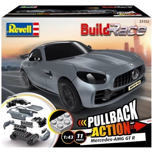 Сборная модель-копия Revell Mercedes-AMG GT R Grey Car Уровень 1 Масштаб 1:43: Производитель Revell