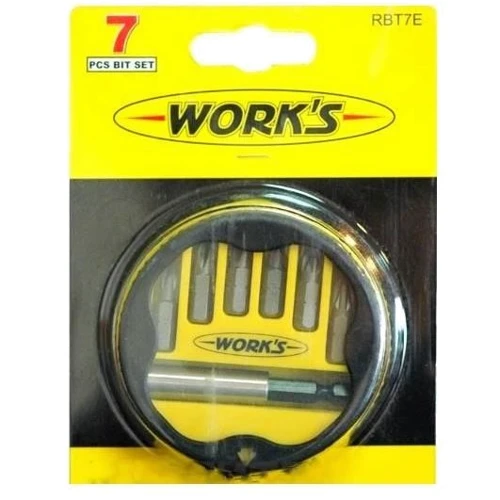 Набір біт WORK'S RBT7E: Виробник Work's