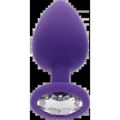 Анальная пробка Toy Joy Large Diamond Booty Jewel (фиолетовая)