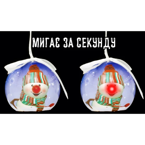 Прикраса декоративне Шар новорічний ліловий LED 5 см, House of Seasons: Виробник House of Seasons