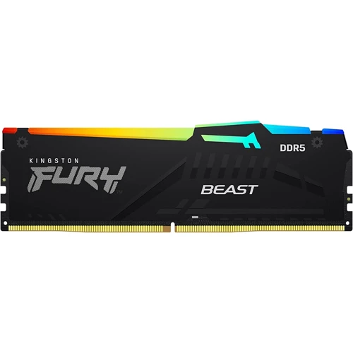 Kingston FURY 32 GB (2x16 GB) DDR5 5600 MHz Beast RGB (KF556C40BBAK2-32): Тип DDR5