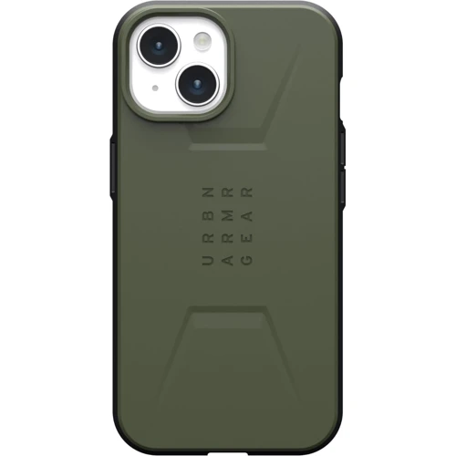Чохол для iPhone Urban Armor Gear UAG Графічний Magsafe Olive Drab (114287117272) for iPhone 15: Тип чохла накладка на задню частину