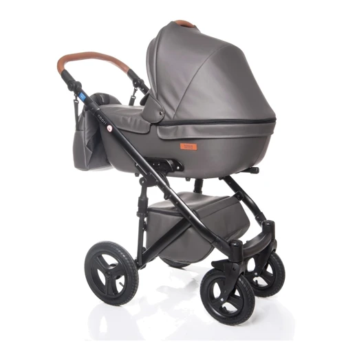 Універсальна коляска 2-в-1 Broco Capri grey: Можливість встановлення люльки є