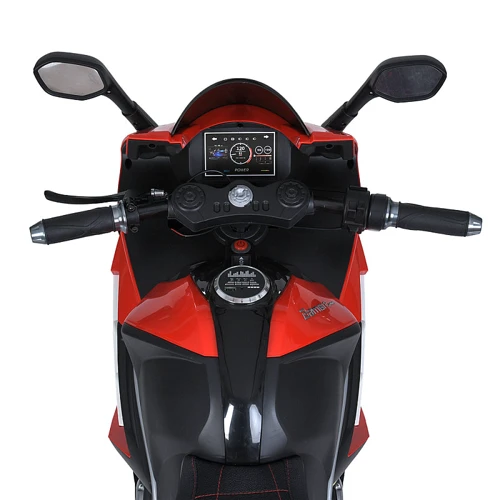 Детский электромотоцикл Bambi красный (M 6013EL-3(24V))