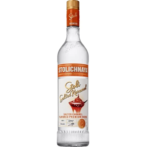 Водка Stoli Salted Karamel 37.5 % 1 л (WNF4750021005114)