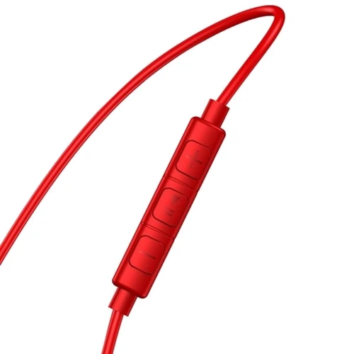 Наушники Baseus Encok Wire Earphone C16 Red (NGC16-09): Тип конструкции вкладыши