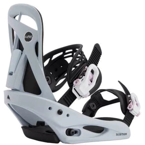 Кріплення для сноуборда BURTON SCRIBE light periwinkle L 2021 (9009521867667): Колір серый