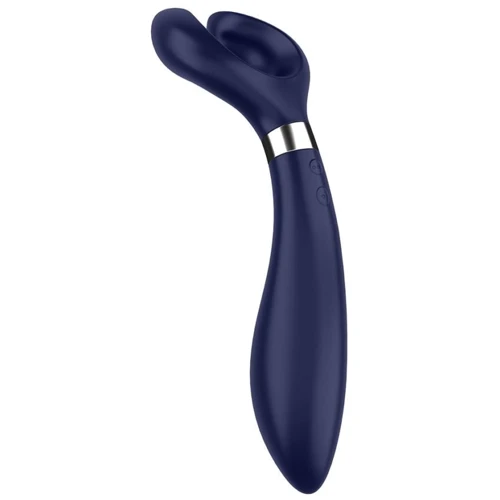 Многофункциональный вибратор Satisfyer Endless Fun (Partner Multifun 3) для соло-игр и для пар, синий