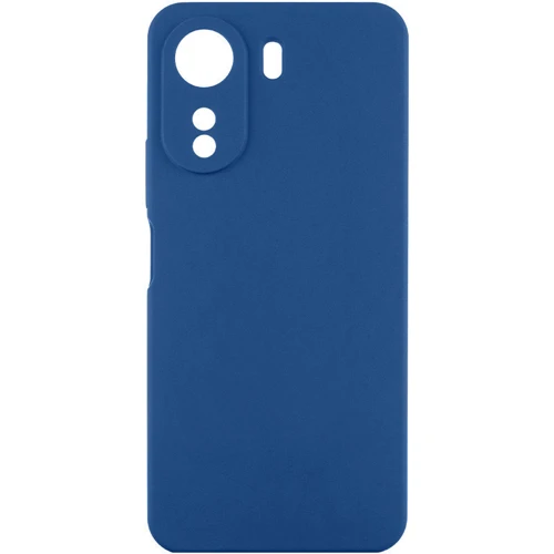 Чехол для телефонов TPU Case Getman Liquid Silk Full Camera Navy Blue for Xiaomi Redmi 13C / Poco C65
