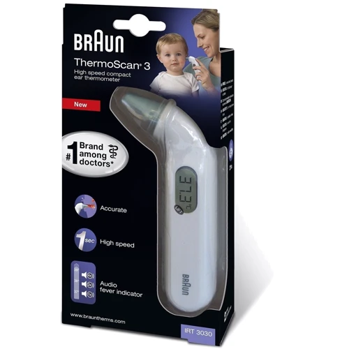 Термометр Безконтактний інфрачервоний термометр Braun IRT3030 фото 3