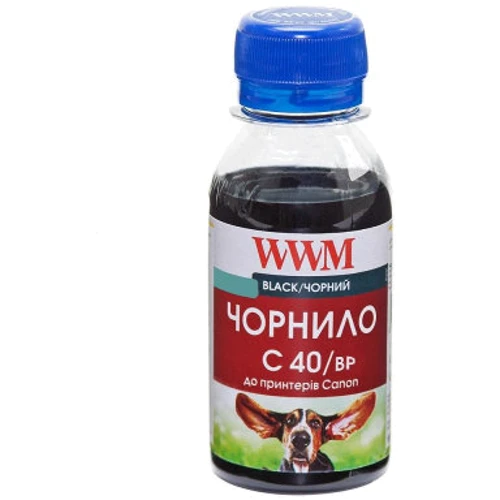 Чорнило WWM CANON PG40/50/PGI5/BCI15 BlackPigment (C40/BP-2)