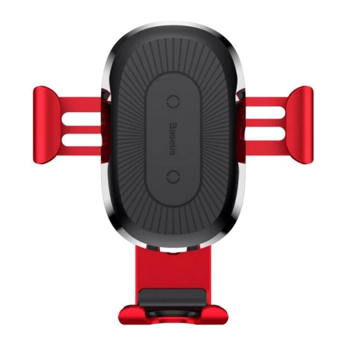 Держатель Baseus Car Holder Wireless Charger Air Vent Mount 10W Red (WXYL-09): Тип автомобильный