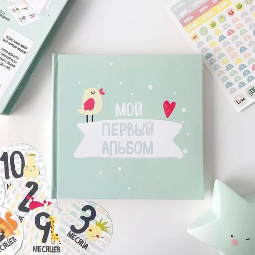 Фотоальбом Memiks для новорожденных малышей "Мой первый альбом" фото 5