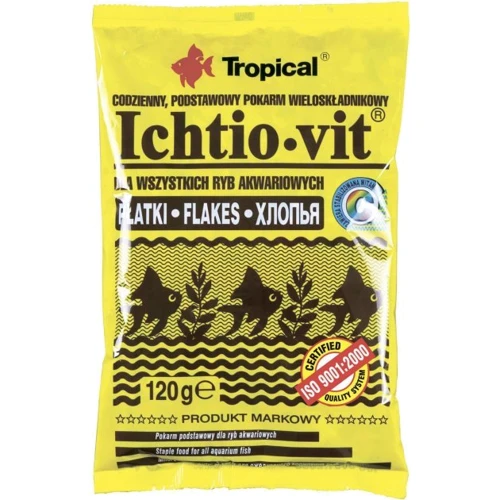 Корм для аквариумных рыб Tropical Ichtio-vit в хлопьях 1 л/120 г (5900469004074)
