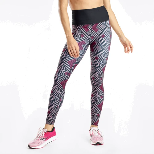 Спортивні тайтси Saucony Hightail Tight SAW800300-MLTP 42 різнокольорові