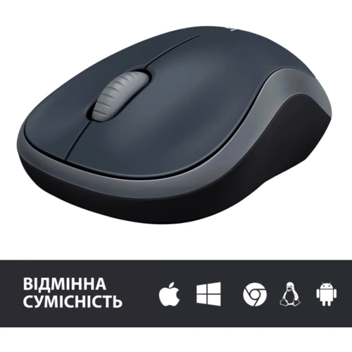 Мышь Logitech Wireless M185 Grey ( 910-002258): Максимальное разрешение сенсора, dpi 1000