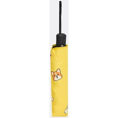 Парасолька жіночий автомат Monsen жовтий (C1PUPPYy-yellow): Тип ручки Прямая