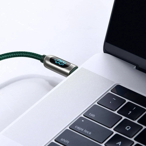 Кабель Baseus Cable USB-C to USB-C Display 100W 2m Green (CATSK-C06) фото 8