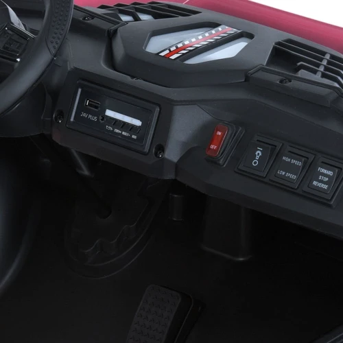 Дитячий електромобіль Bambi Баггі рожевий (M 6205EBLR-8(24V))