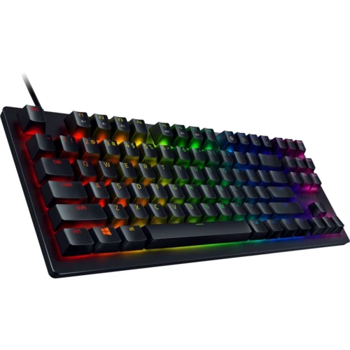 Клавиатура Razer Huntsman TE Red Switch RU USB (RZ03-03081000-R3R1): Подключение проводное