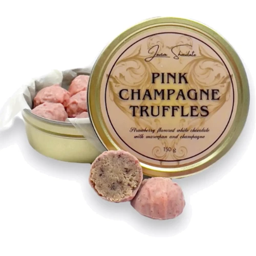 Конфеты Laviva Chocolate Pink Champagne Truffles шоколадные 150 г (UA-0139)