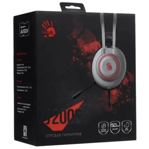 Наушники A4Tech Bloody J200S Silver/Grey фото 8