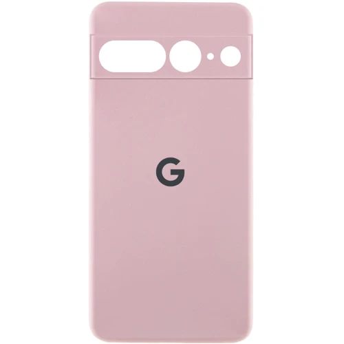 Чехол для телефонов Lakshmi Premium Silicone Case with Logo Full Camera Pink Sand for Google Pixel 7 Pro
