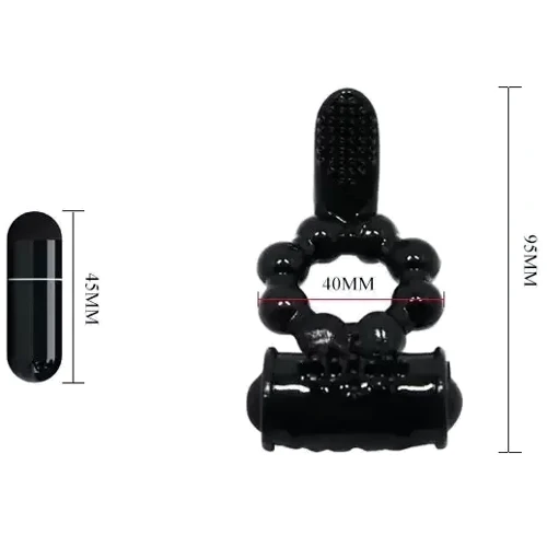 Эрекционное кольцо с вибрацией Sweet Ring, BI-014075-1