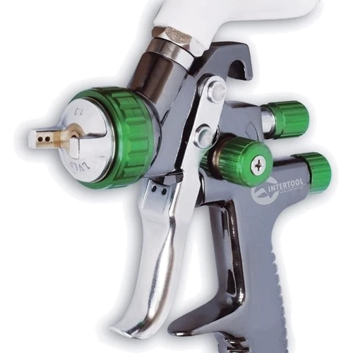 Краскопульт Intertool LVLP GREEN профессиональный, форсунка 1.3 мм PT-0132: Тип пневмокраскопульт