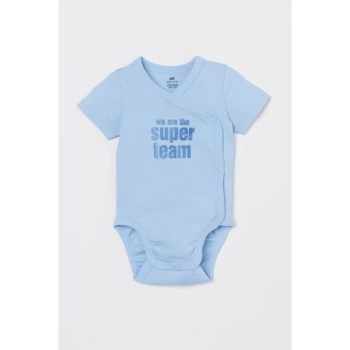 Боді H & M 912-7679830 56 см блакитне