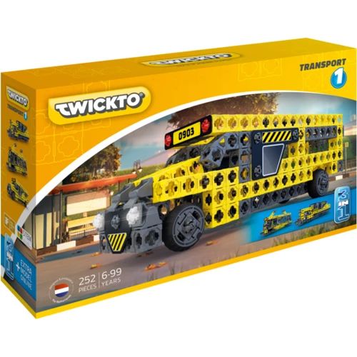 Конструктор TWICKTO Transport #1 ГОРОДСКОЙ ТРАНСПОРТ, 252 детали