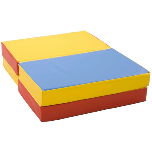 Мат и коврик для тренажера Гимнастический мат складной пятнашка Sportbaby 120х80x8 см фото 4
