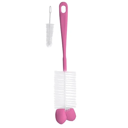 Єршики для пляшок та сосок BabyOno з губкою рожевий (720/02): Виробник BabyOno