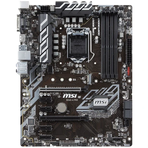 MSI B360-A PRO: Оперативная память 4xDDR4 2666, до 64 ГБ