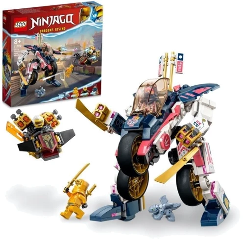 Конструктор LEGO Ninjago Гоночный робобайк-трансформер Соры 384 деталей (71792) фото 8