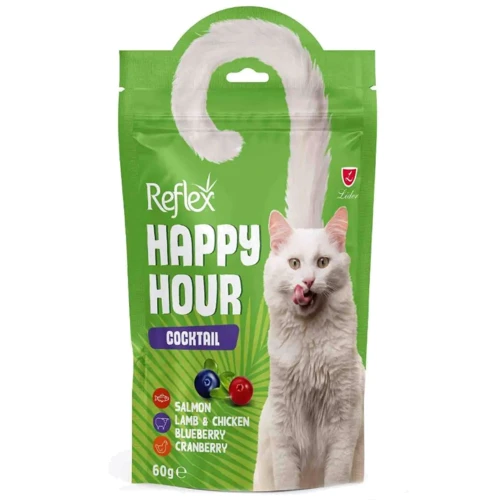 Лакомства для кошек Reflex Happy Hour Счастливое время микс 5 видов по 2 шт. 600 г (RFT-048/045/049/046/047): Объем/Количество таблеток 600 г