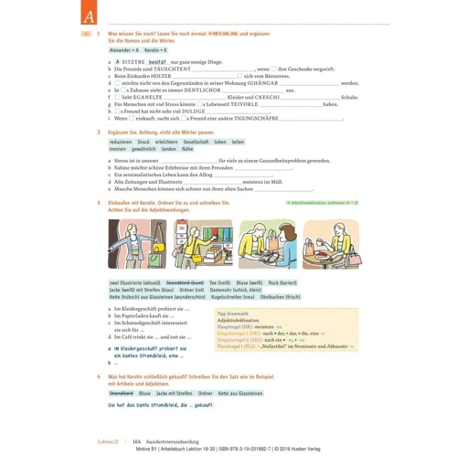 Motive B1, Lektion 19-30: Arbeitsbuch mit Audio-CD: Виробник Hueber