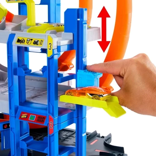 Игровой набор Hot Wheels Гараж с мега петлей MEGA Parkgarage (JBM74)