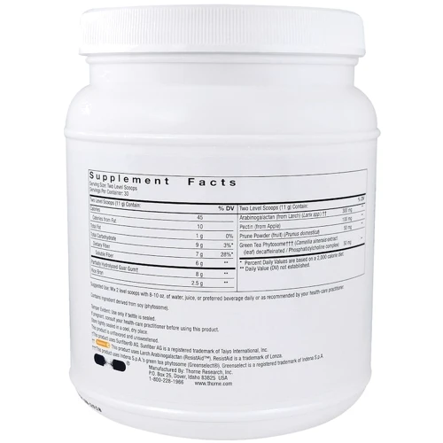 Thorne Research, FiberMend, 11.6 oz (330 g) (THR00282): Тип Клетчатка