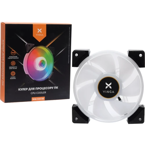 Кулер Vinga RGB fan-09: Назначение для корпуса