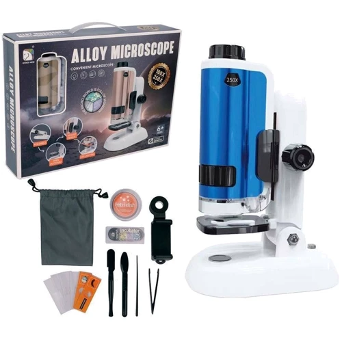 Мікроскоп дитячий MIC Alloy Microscope (синій) (SD662): Виробник Mic