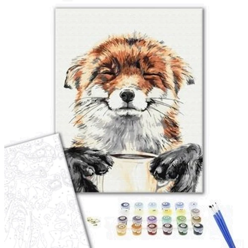 Картина за номерами Brushme Задоволена лисичка 40x50 см (BS32220): Виробник Brushme