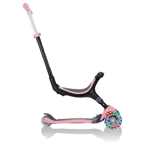 Самокат Globber Go Up Foldable Plus Lights Pastel Pink (пастельно-розовый): Материал колес полиуретан