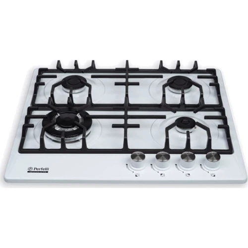 Варочная поверхность газовая Perfelli HGM 61620 WH: Количество конфорок 4