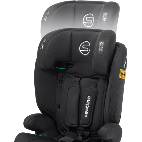 Автокрісло Sesttino Rocker Pro Black 9-36 кг (Hnrt_4942): Внутрішні ремені 5-ти точечные, с мягкими накладками