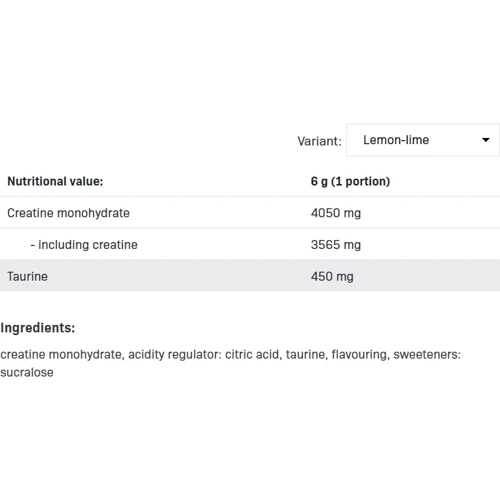 Креатин All Nutrition Creatine Muscle Max 500 g / 166 servings / Lime