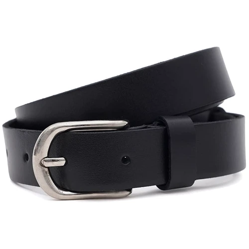 Женский ремень Borsa Leather черный (100v1genw75-black)